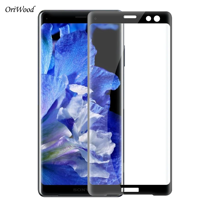OriWood 3D Full Coverage Curved Edge Tempered Glass Screen Protector For Sony Xperia XZ3 Protective Film | Мобильные телефоны и