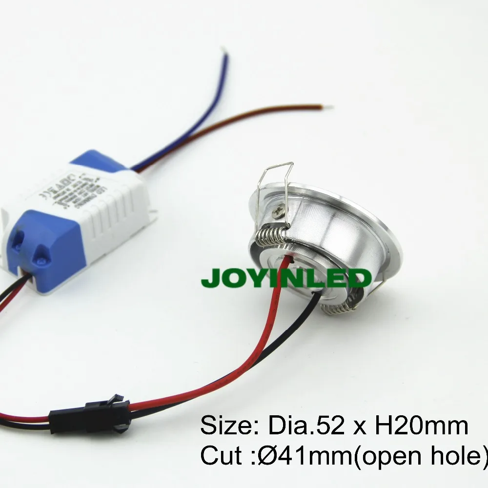 

10pcs 3W Mini LED Cabinet Downlights Silver/Chrome Color Mini Led Recessed Cabinet Spot light Diameter 52mm Include Led Driver