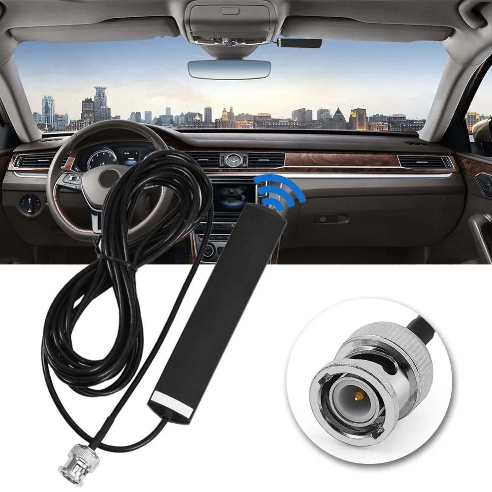 

SOONHUA Portable Communication Antenna Strong Signal Wideband Scanner Mobile Radio Antennas Glass Mount With BNC Connector