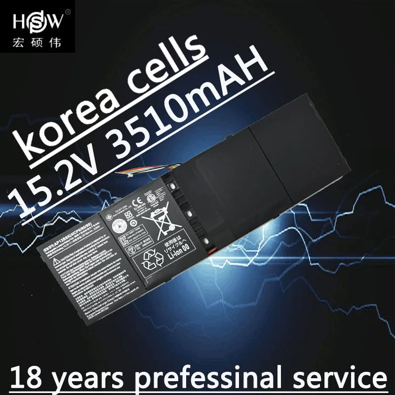 HSW 53wh 15 2 V AP13B8K KT00403015 батарея для ACER Aspire R7 V5 V7 ES1 511 M5 583P 571 473G 573P 481 481G|battery for acer|battery acer