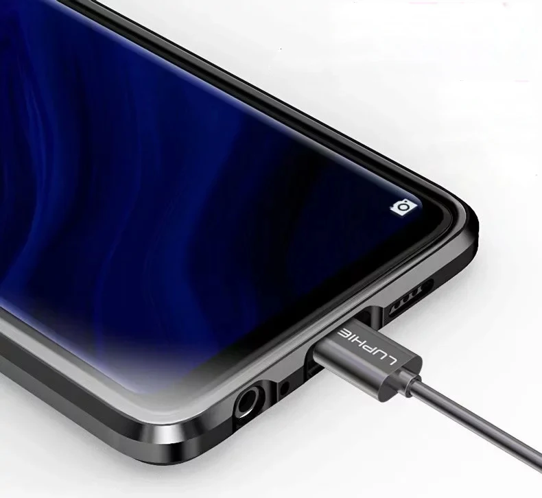 Передний и задний двухсторонний стеклянный Магнитный чехол для huawei P30 Pro mate 20 360