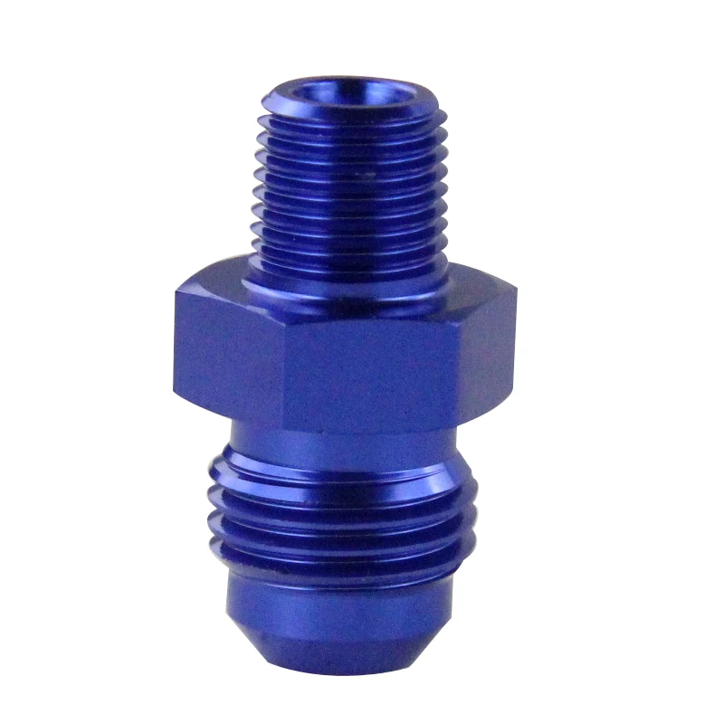 WLR RACING (AN6 NPT1/8) AN6 до 1/8 NPT прямой адаптер бликовая Установка Авто шланг фитинг