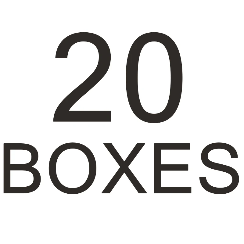 20 boxes 3d норковые ресницы DIY упаковка логотипа оптовый поставщик частной этикетки макияж натуральные норковые накладные ресницы пользовательская этикетка - Цвет: 20 boxes