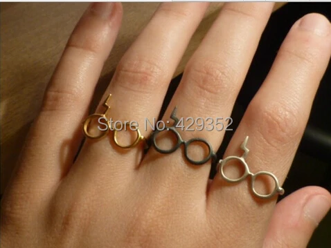 Новинка Модные индивидуальные очки со шрамом с молнией женские и мужские кольца