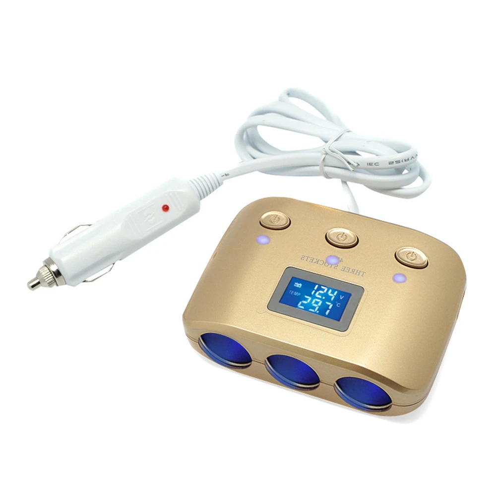 Адаптер питания прикуривателя с 3 разъемами 12 В/24 В разветвитель выхода