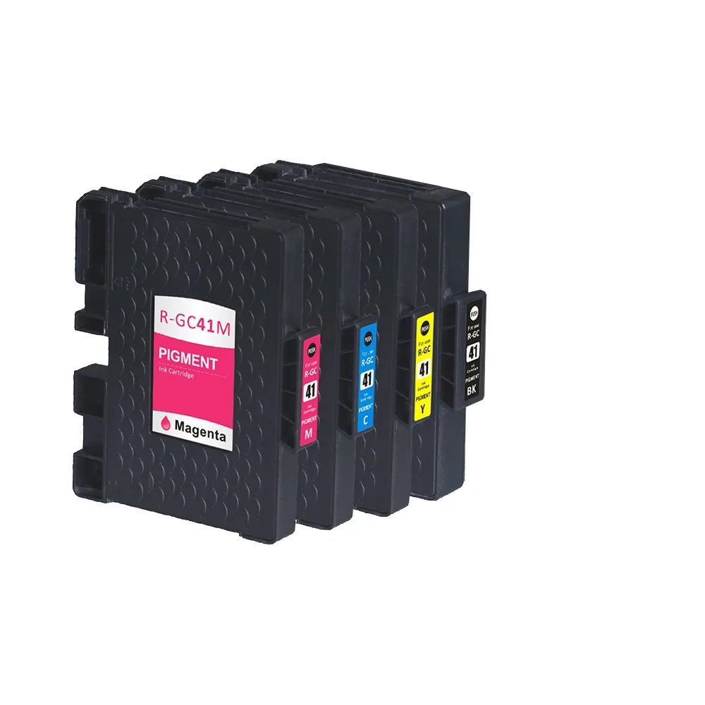 Картридж с чернилами LCL GC41 GC41K GC41C GC41M GC41Y (4 упаковки) совместимый Ricoh IPSiO SG