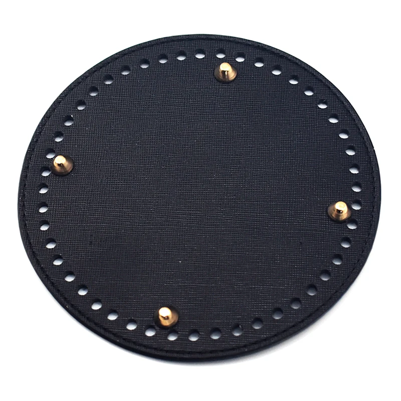 

New Fashion Shoulder Bag Bottom Tray Round Fixing Plate Replacement for Women Handbag Handmade Diy Accessories KZBT018