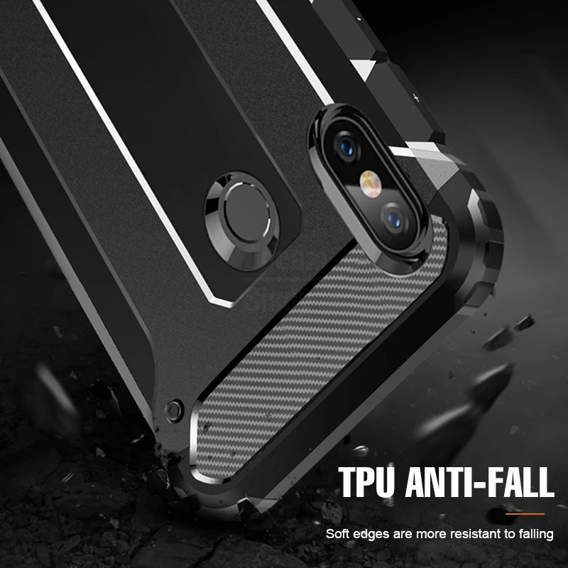 Роскошный армированный противоударный чехол для Xiaomi Redmi Note 7 6 Pro 5 PLus 6A 5A PC чехол для Xiaomi Pocophone F1 силиконовый мягкий чехол