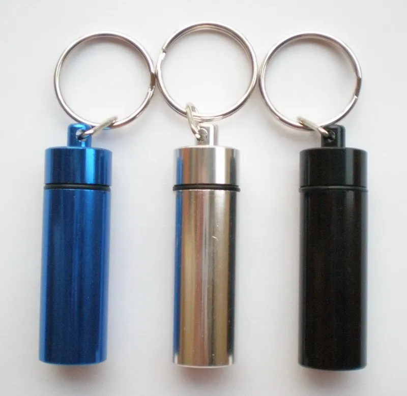 Алюминиевый Чехол для таблеток 1 шт. кеш контейнер гео Кеш брелок лекарств