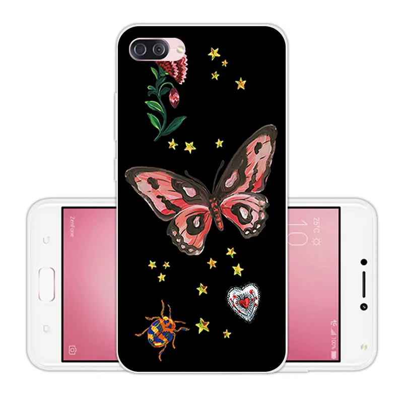 Case For Asus Zenfone 4 Max ZC520Kl Ultrathin TPU Back Cover Soft Silicone for 5.2 inch Brick Road Funda |
