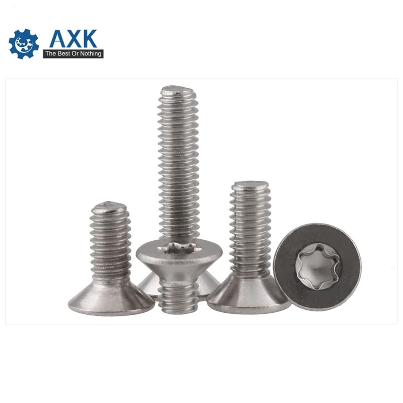 

ISO14581 GB2673 M2 M2.5 M3 M4 M5 M6 M8 304 Stainless Steel Torx Countersunk Screw Six-Lobe Flat Head Machine Security Screws