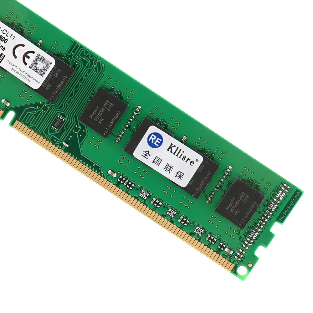 Kllisre ddr3 4 Гб 1600 МГц памяти 240 контакты только для настольных компьютеров AMD разъем