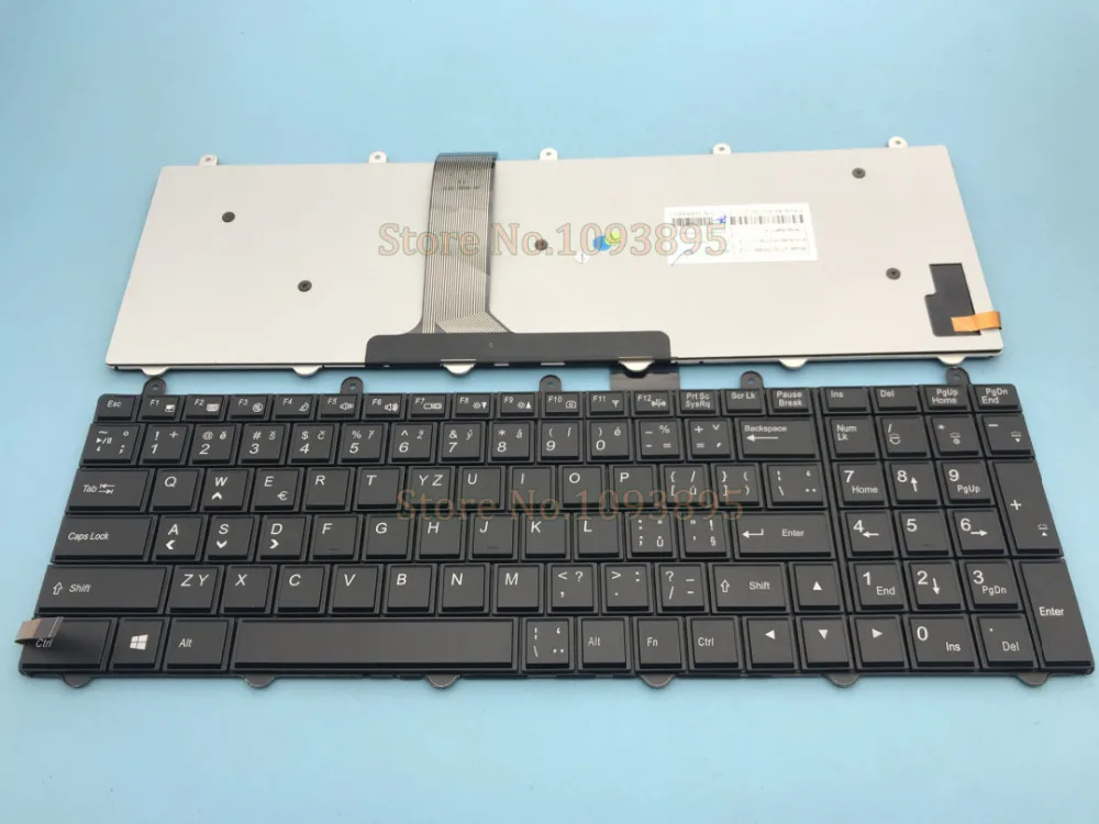 Новая Чешский/Словацкая клавиатура для Clevo P150SM P157SM P170SM P2700 Чешский клавиатура с подсветкой V132150BK1