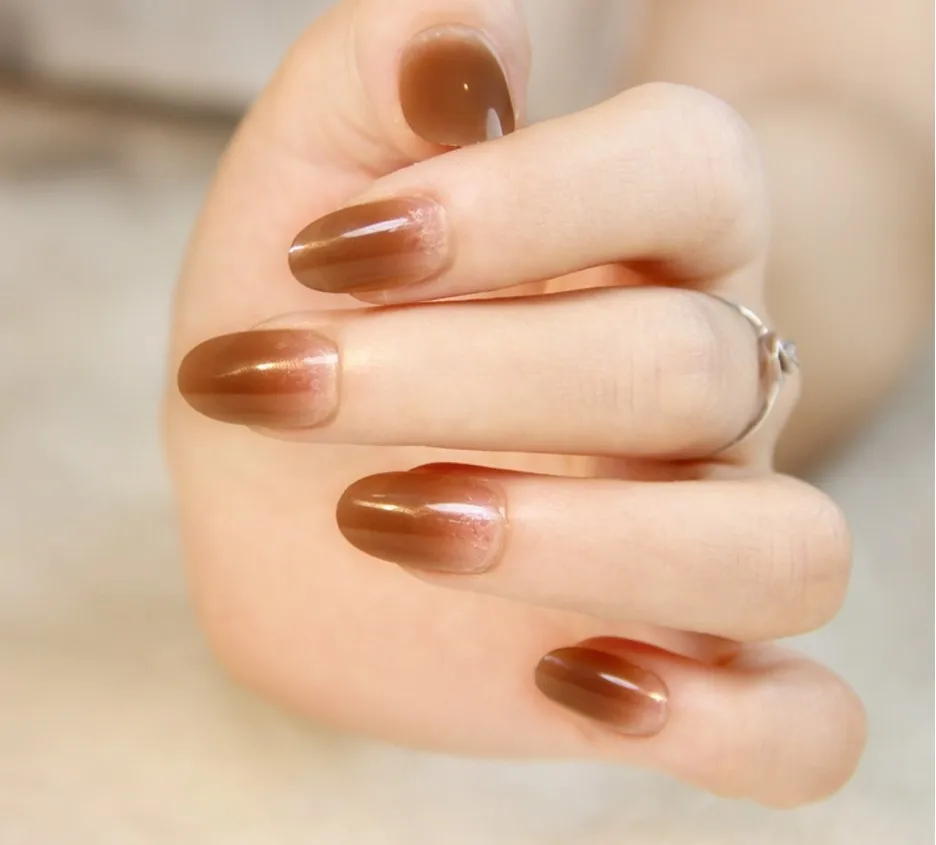 24 шт. искусственные накладные ногти для французского акрилового маникюра|fake nails