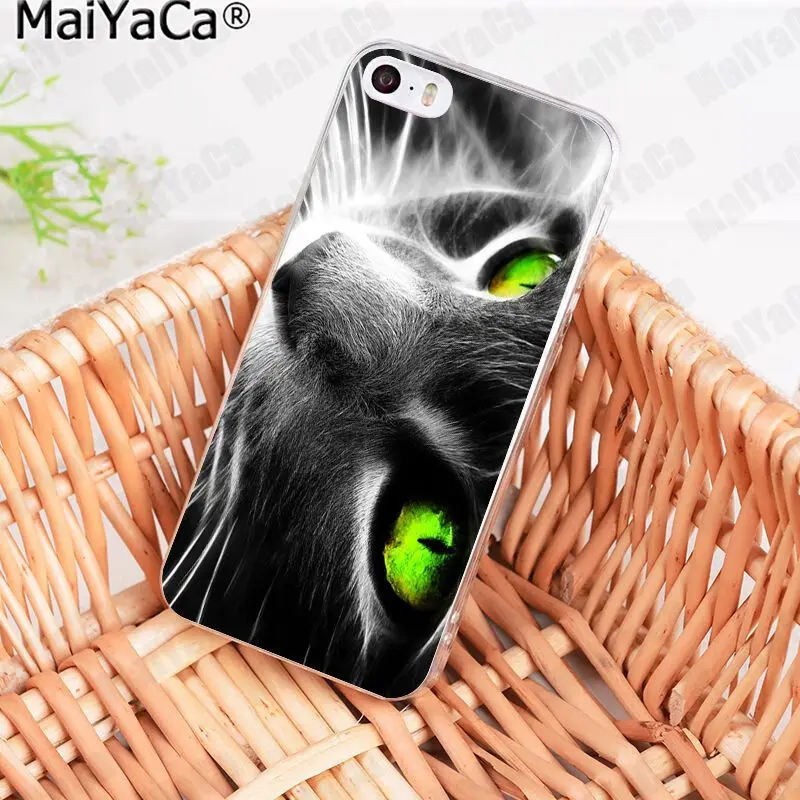 MaiYaCa Черный кот глазящий глаз в продаже! Роскошный классный чехол для телефона iPhone 11 pro 8 7 6 6S Plus X 5 5S SE XR XS MAX - Цвет: 13
