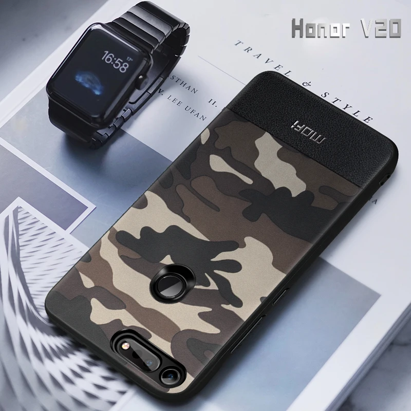 Чехол для huawei honor v20, MOFi,, задняя крышка, камуфляжный узор, противоударный чехол, capas honor view 20, чехол