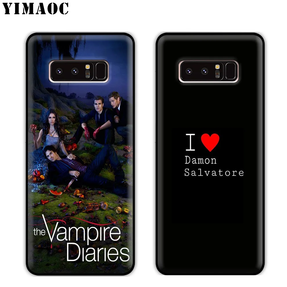 YIMAOC Дневники вампира Мягкий силиконовый чехол для samsung Galaxy S10 S10e S9 S8 Plus S7 S6 Edge J6 |