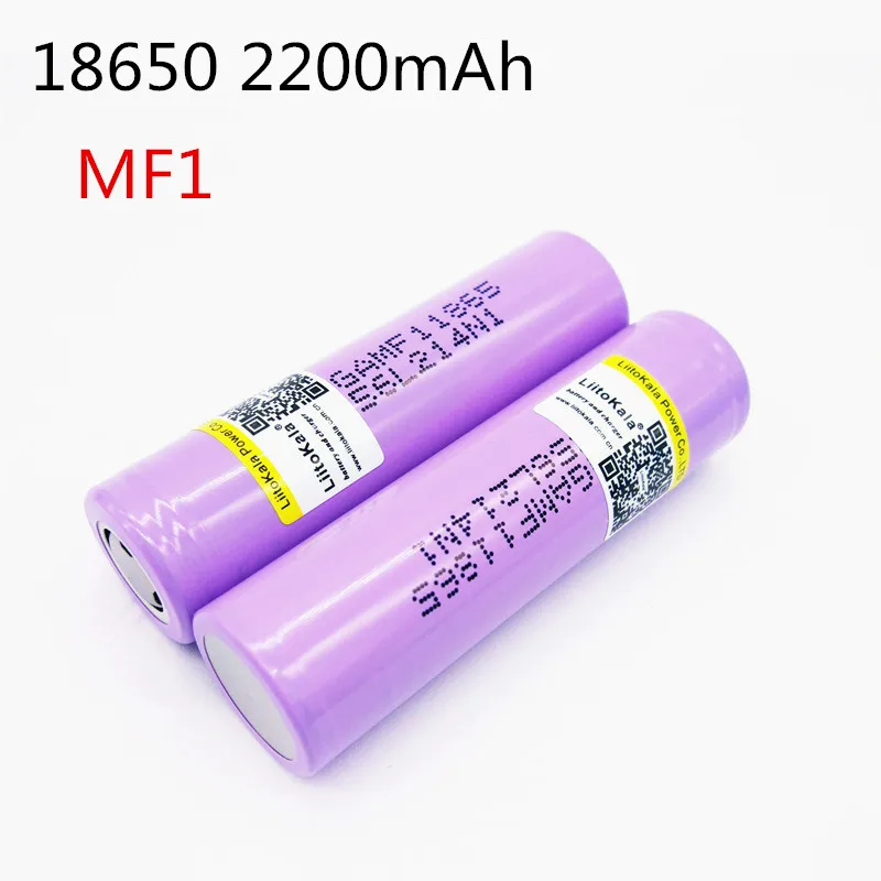 4 шт. liitokala lii-22MF1 для LG MF1 18650 2200 мАч Батарея 3 7 В ICR 18650MF1 10A выгрузки Перезаряжаемые