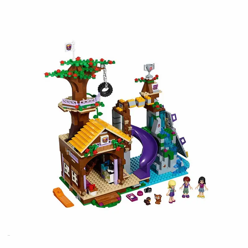 Бела 10497 Приключения лагерь дом на дереве модель здания наборы город 3D блоки