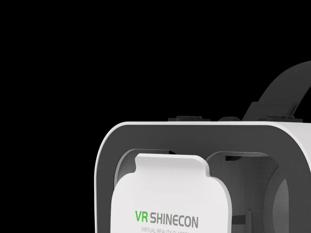 Original Shinecon Z4 Leather 3D Cardboard Helmet Virtual Reality VR Glasses Headset Stereo Box for 4-6' Mobile Phone | Электроника