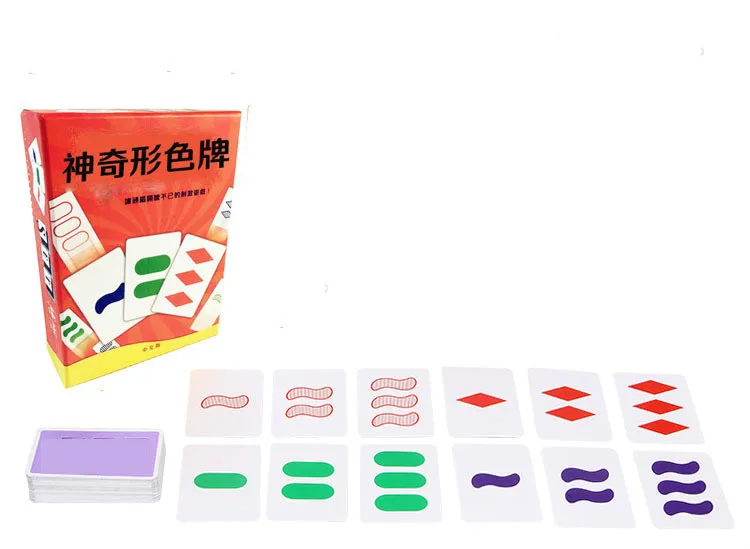 Высококачественная головоломка-карточка в форме набора, настольная игра Gusse, забавная игра для семьи/друзей, родителей с детьми