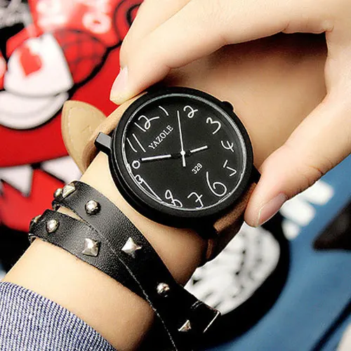 YAZOLE Модные Стильные кварцевые часы женские наручные брендовые для женщин Montre Femme