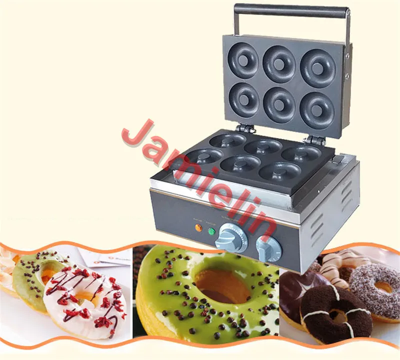 Jamielin Electric Automatic Mini Donut Making Machine Commercial Doughnut Maker Fryer Non-stick Coating | Бытовая техника