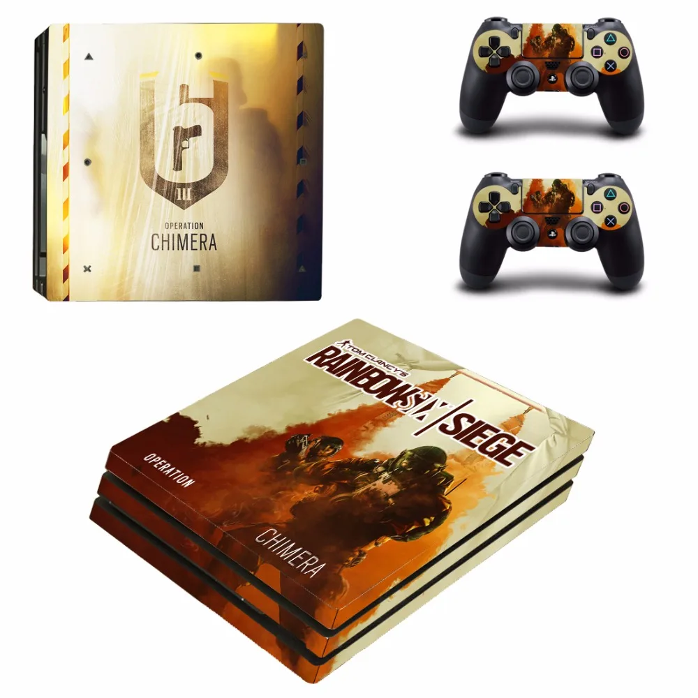 Наклейка Rainbow Six Блокировка операций Chimera PS4 Pro наклейка для консоли PlayStation 4 и 2