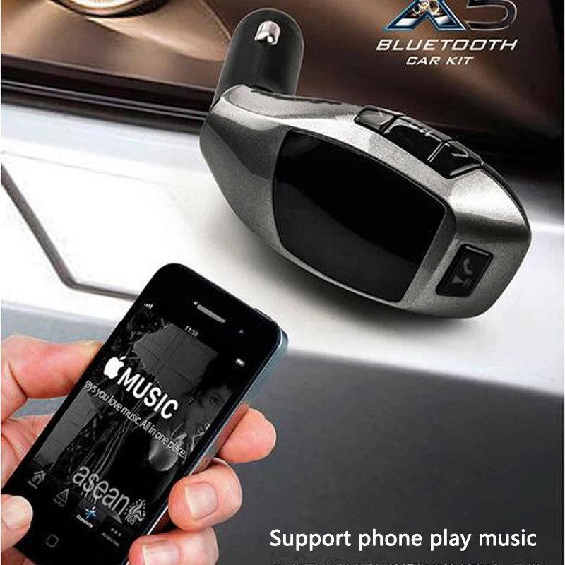 Bluetooth Car Kit Беспроводной fm-передатчик автомобильное Mp3 плеер громкой связи вызова