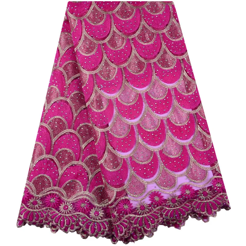 

Latest French Voile Laces Fabrics High Quality 2019 African Tulle Mesh Laces Fabric For Wedding Nigerian Tulle Lace Fabric