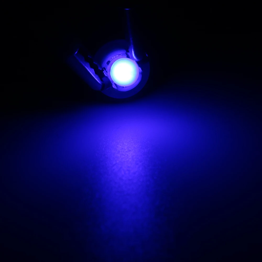 YSY 50 шт./лот b8.5 COB Led 1 SMD T5 LED Lampe De Voiture Tableau de Bord instrument Lumire Ampoule 12 v blou rouge vert blanc |