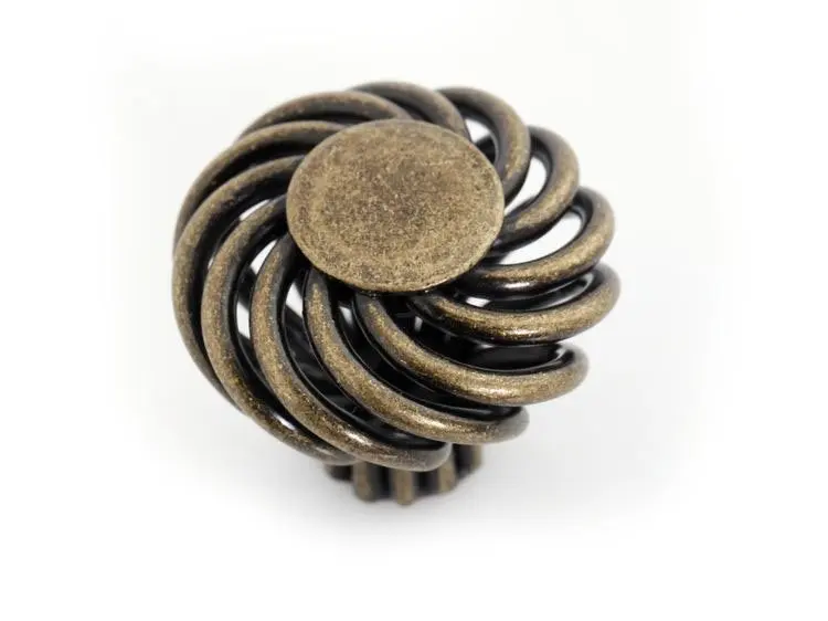 

Round Furniture Drawer Pull Handle Antique Birdcage Iron Material ( D:32MM H:30MM )