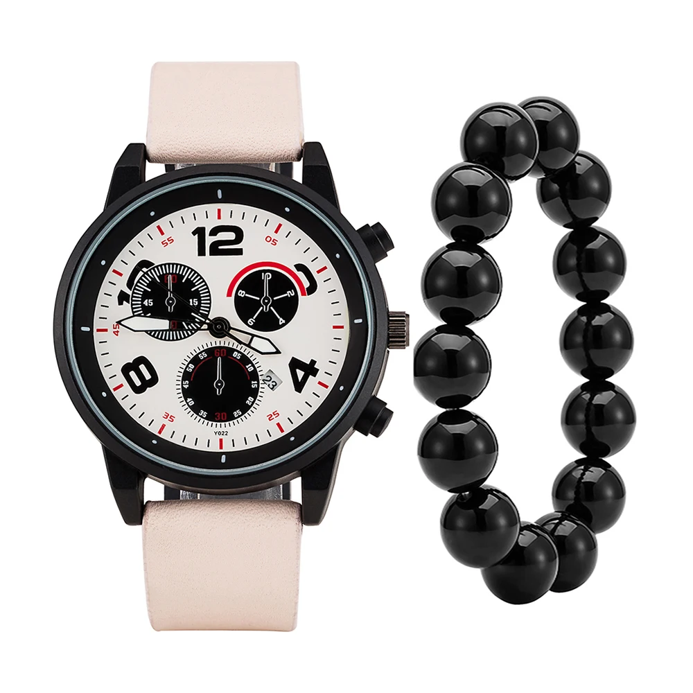 3 шт Высокое качество Мужские кварцевые часы кольца лица винтажные дизайнерские