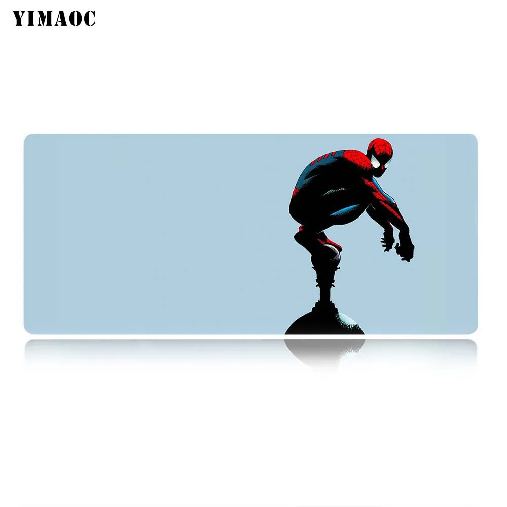 MP2 40x90cm YIMAOC Marvel Человек-Паук Коврик для мыши 40x90 см компьютерная коврик для мыши Противоскользящий натуральный резиновый игровой коврик для мыши - Цвет: MP2 40x90cm