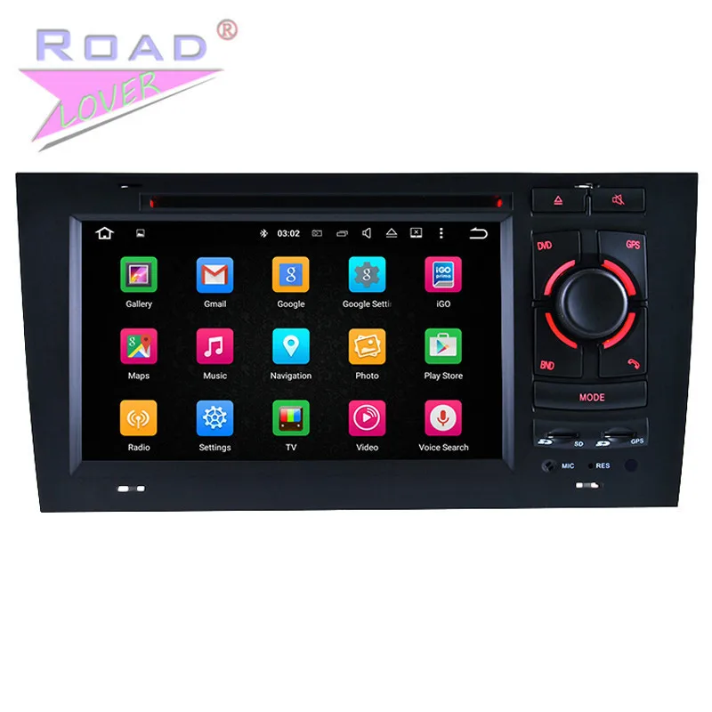 Автомобильный мультимедийный центр Roadlover DVD плеер с Android 9 0 для Audi A6 Восьмиядерный
