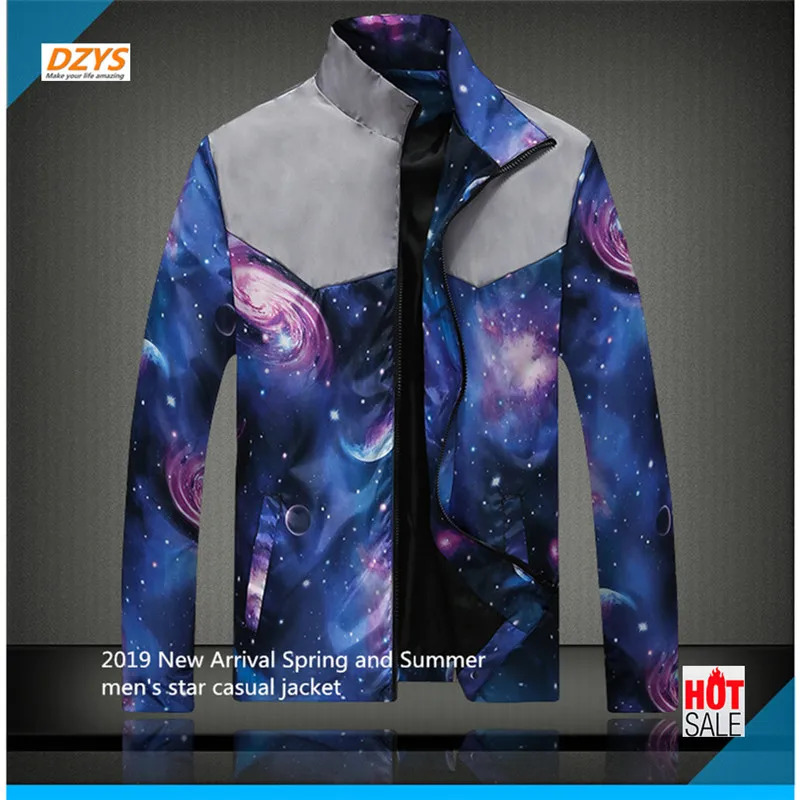 2019 New Arrival Spring and Summer men's star casual jacket | Мужская одежда