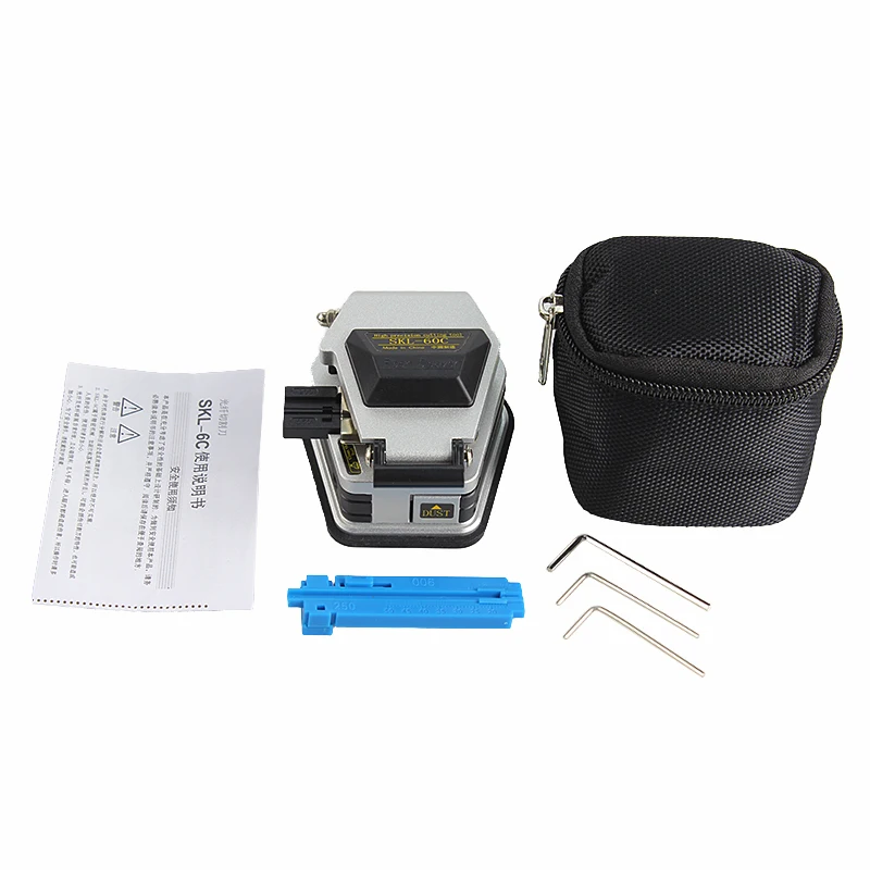 07 types Fiber Optic fusion splicer Tool Kit with SKL-60C Cleaver Optical Power Meter 10km visual fault locator | Мобильные телефоны