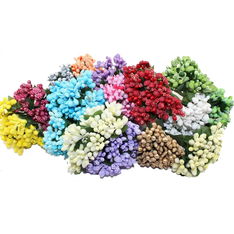 Искусственный цветок из пенополиэтилена 12 шт./лот тычинки стебель проволоки