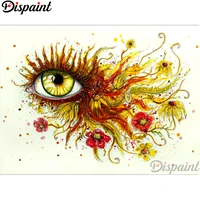 dispaint full squareround drill 5d diy diamond painting colored eye flower 3d embroidery cross stitch home decor gift a12871