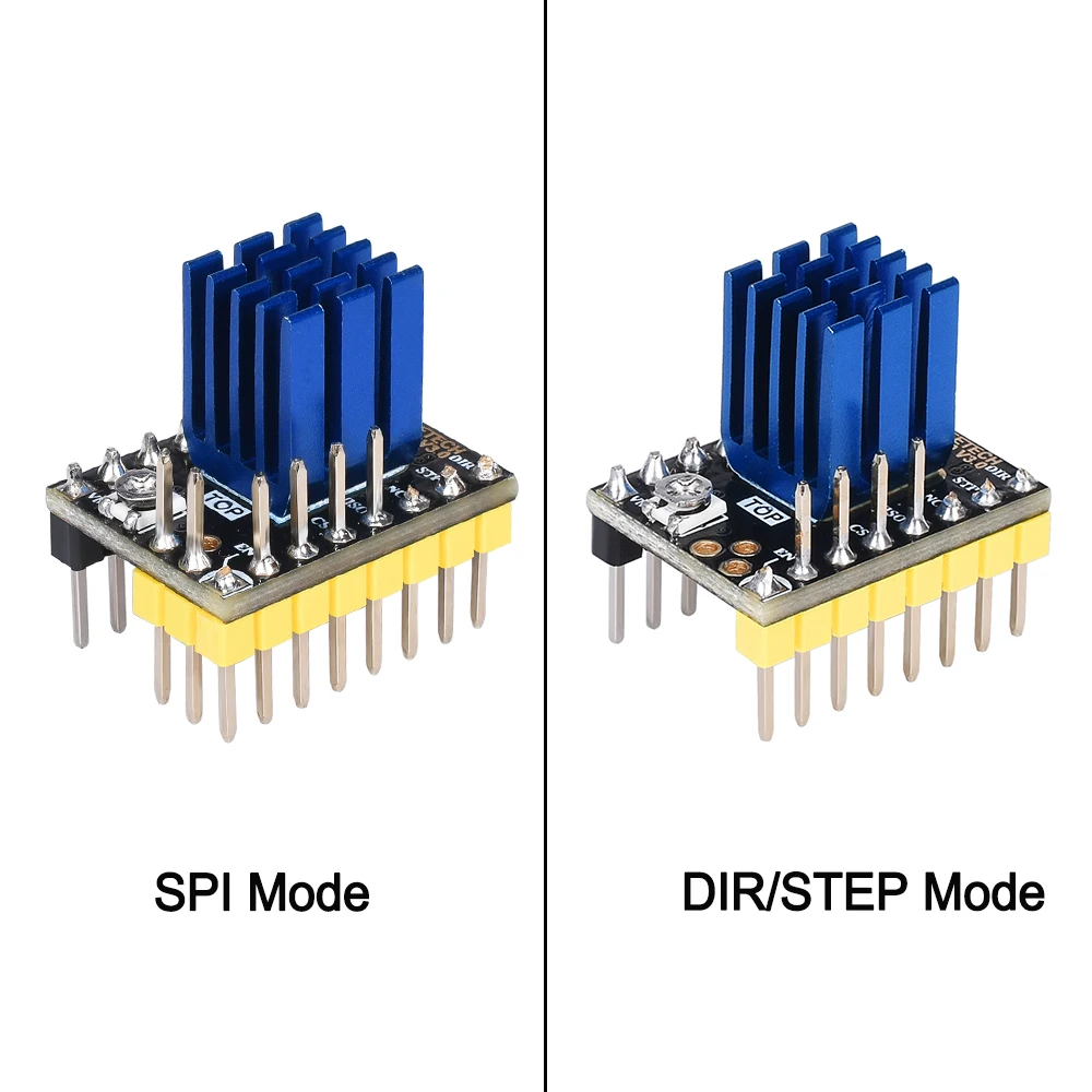 Драйвер шагового двигателя BIGTREETECH TMC2130 V3.0 SPI бесшумные детали 3D принтера vs TMC2209