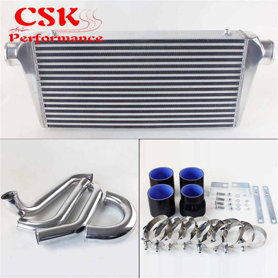 Интеркулер комплект для Тойота Супра JZA80 Turbo 2JZ GTE красный/синий/черный|intercooler kit|kit