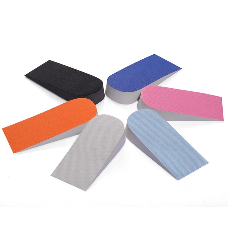 

1Pair Unisex 2.5cm Height Increase Insoles Shoe Insoles Half Insole Heighten Heel Insert Sports Shoes Pad Cushion Random