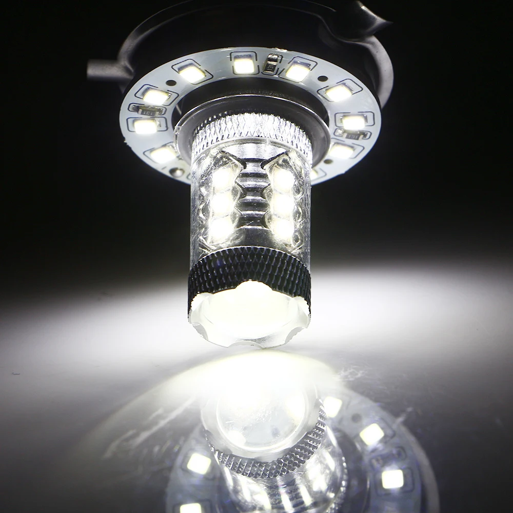 1 компл./лот H4 80 Вт 16 SMD мотоциклетные фары автомобильные сменные светодиодные