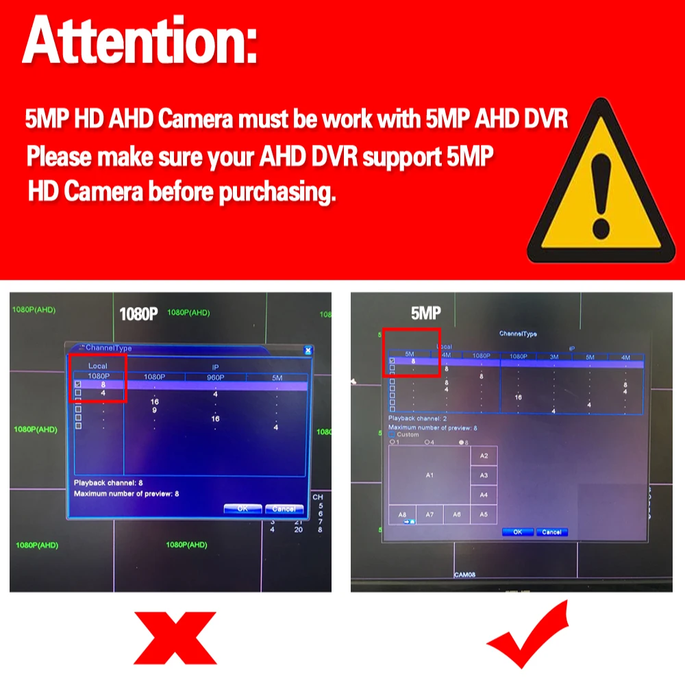 

AHD 5MP MetalShell weatherproof Room/Street In surveillance Camera SONY Matrix 335 IR-CUT 36Pcs Array IR-CUT APP Viewing Onvif