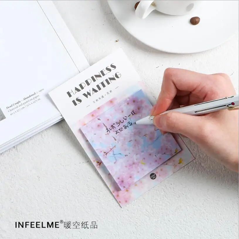 30 листов креативных ежедневных зеленых растений людей блокнот для заметок