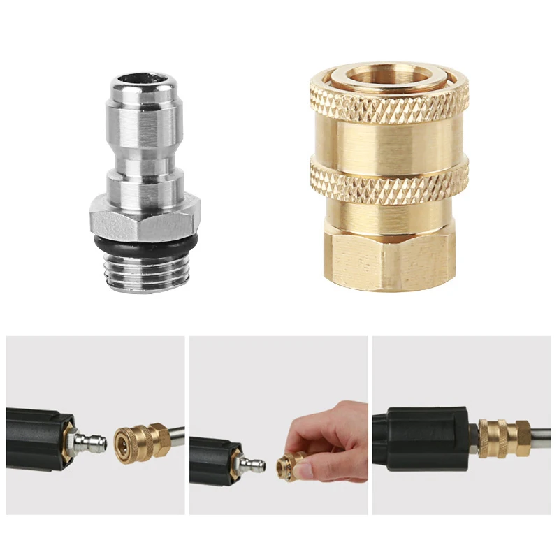 Запасные части соединителя садовый моющий адаптер из нержавеющей стали Мойка