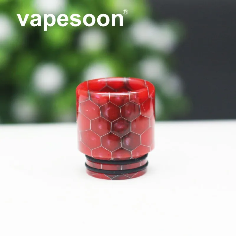Vapesoon Смола 810 капельный наконечник для RDA распылитель с широким отверстием