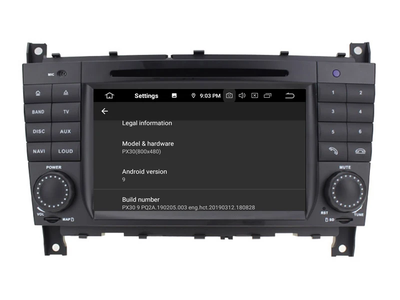 Автомобильный DVD плеер WITSON на базе Android 10 0 для модели C класса CLC W203 G Class W467 E + стерео