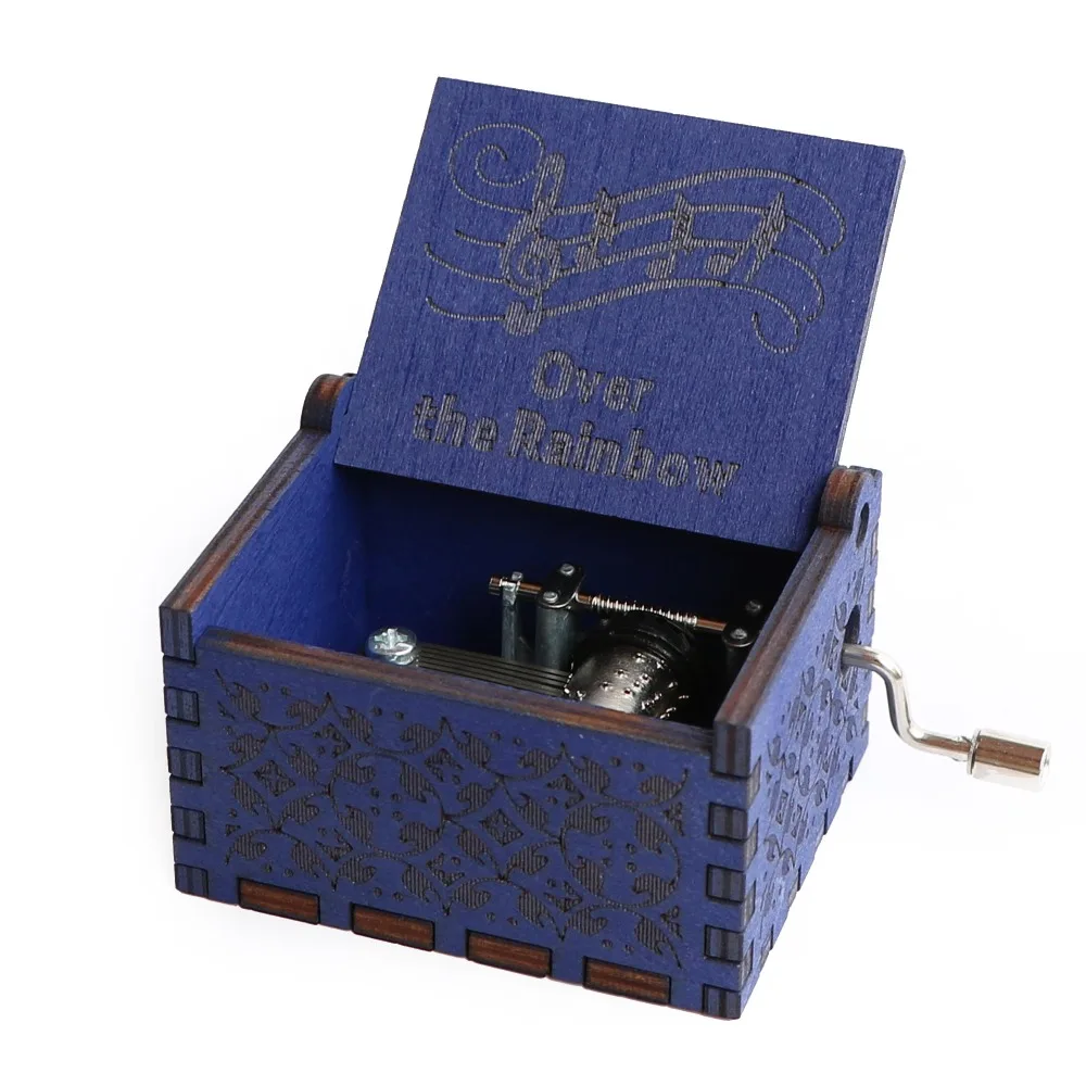 Антиквариат оптом резной «Игры престолов» Caja De Musica деревянная музыкальная шкатулка для рук красота Рождественский подарок на год подарок на день рождения