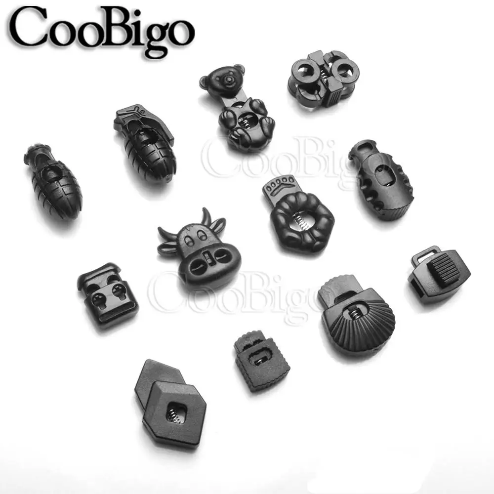 25 шт. пластиковые пряжки для фиксации шнура зажим для Paracord 550 сумка для рюкзака спортивная обувь, одежда аксессуары для веревки